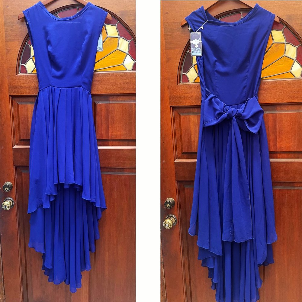 Dasior Women's A-Line Asymmetric High Low Summer Beach Holiday Party Dress